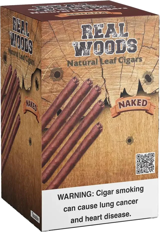Real Woods Naked pack, three-quarter view